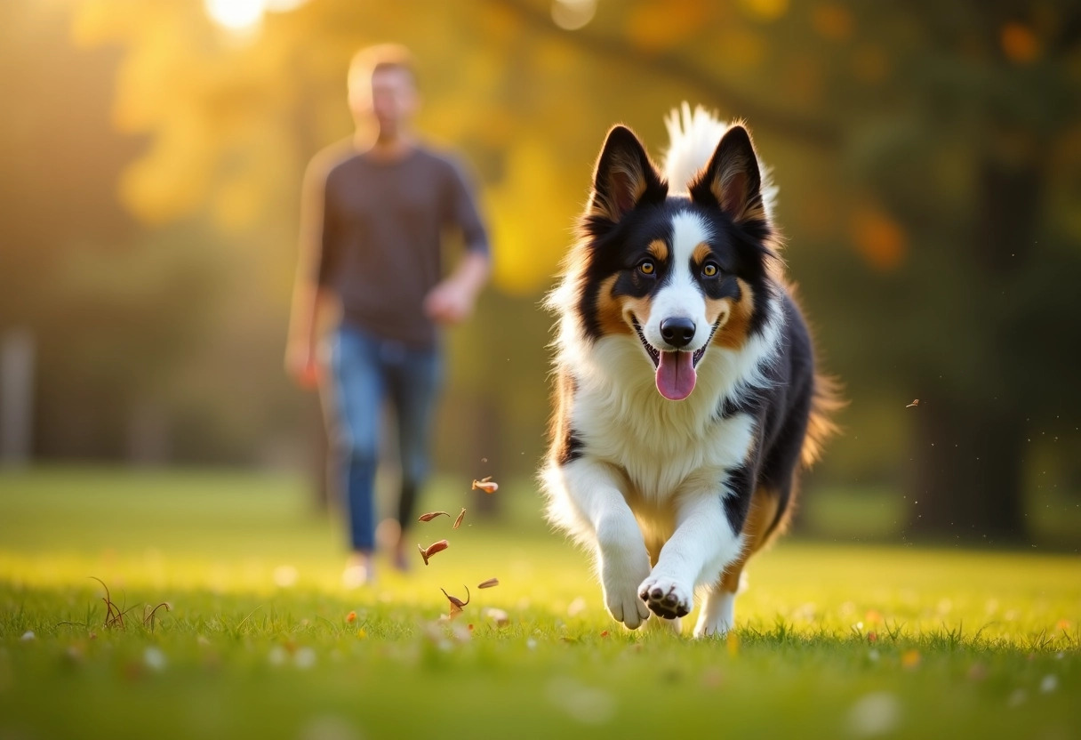 berger australien croisé border collie