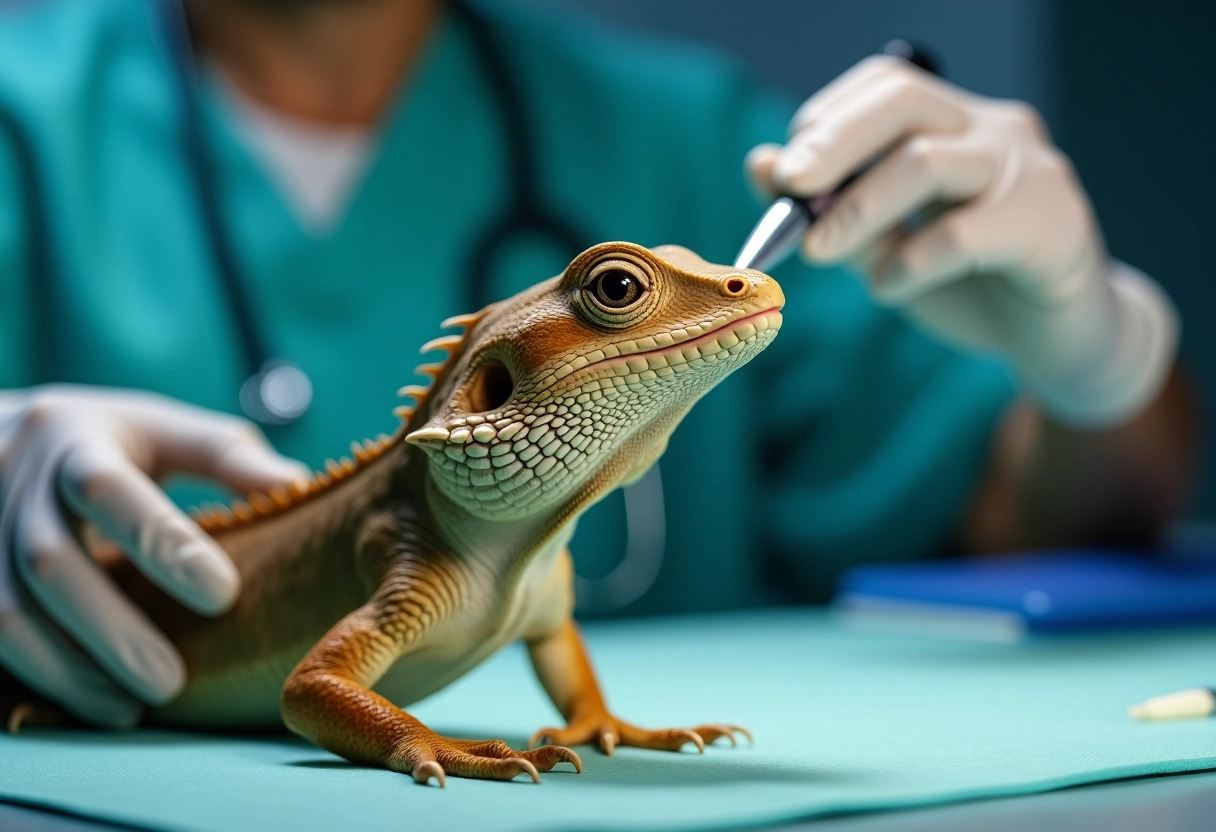 lézard domestique