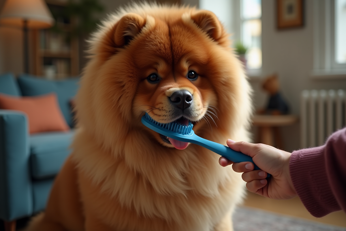 chow-chow pelage