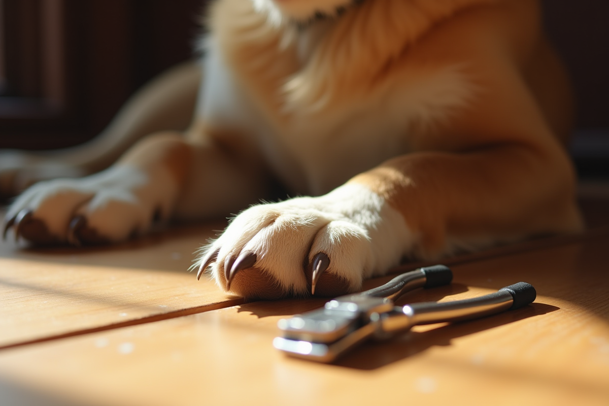 chien  ongles