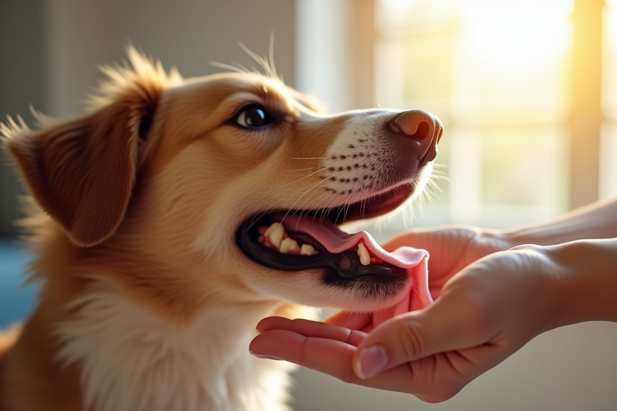 bouche chien