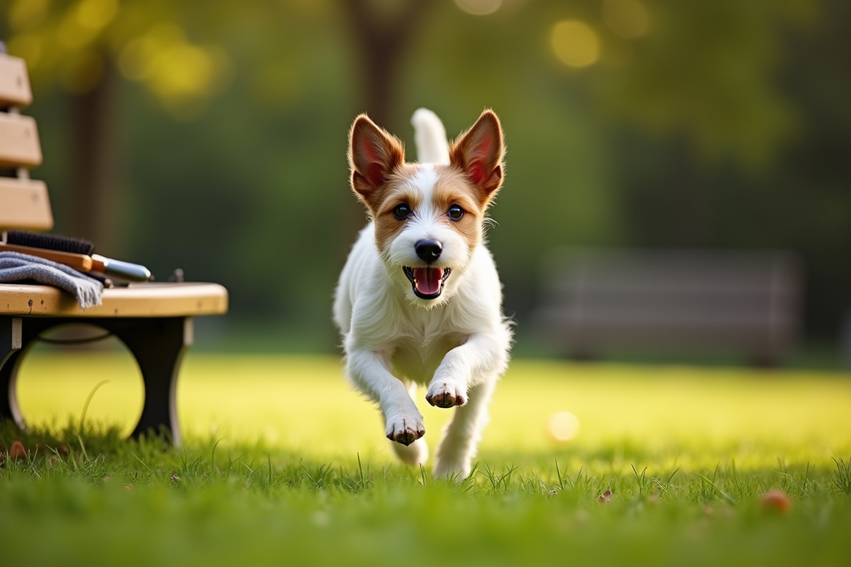 chien actif