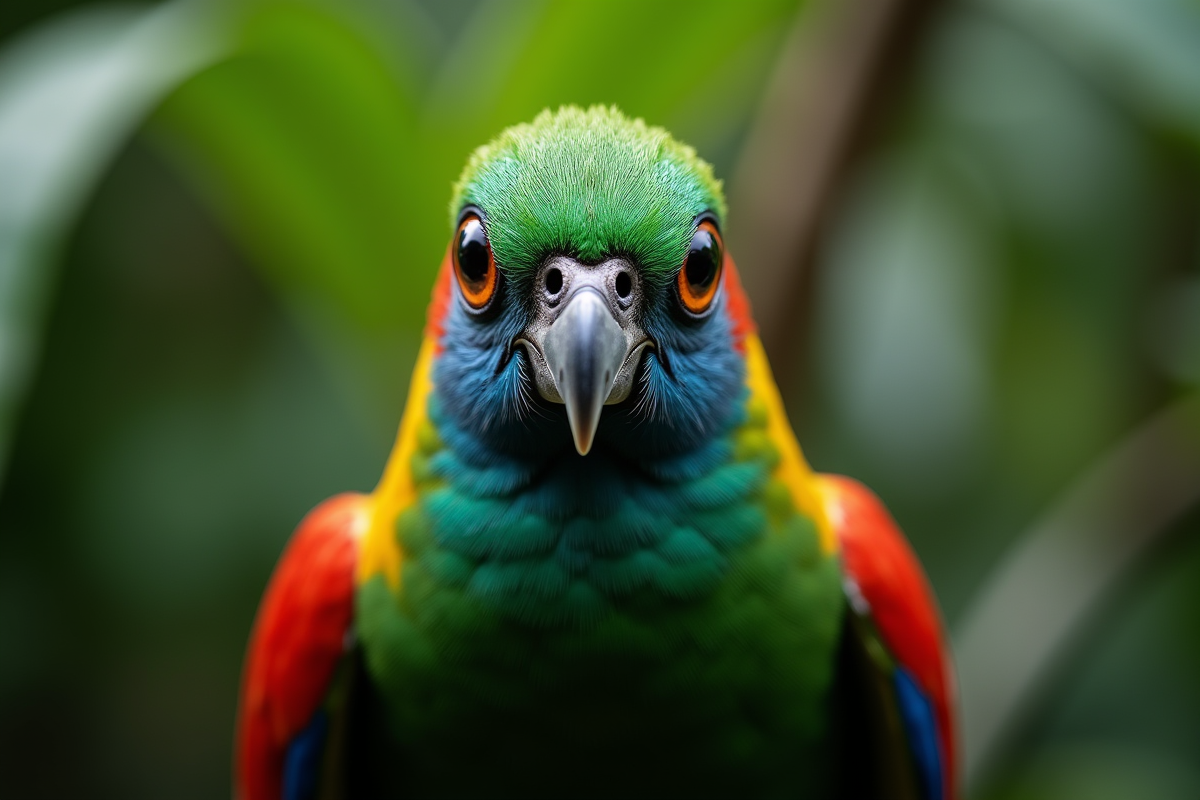 Portrait rapproché d